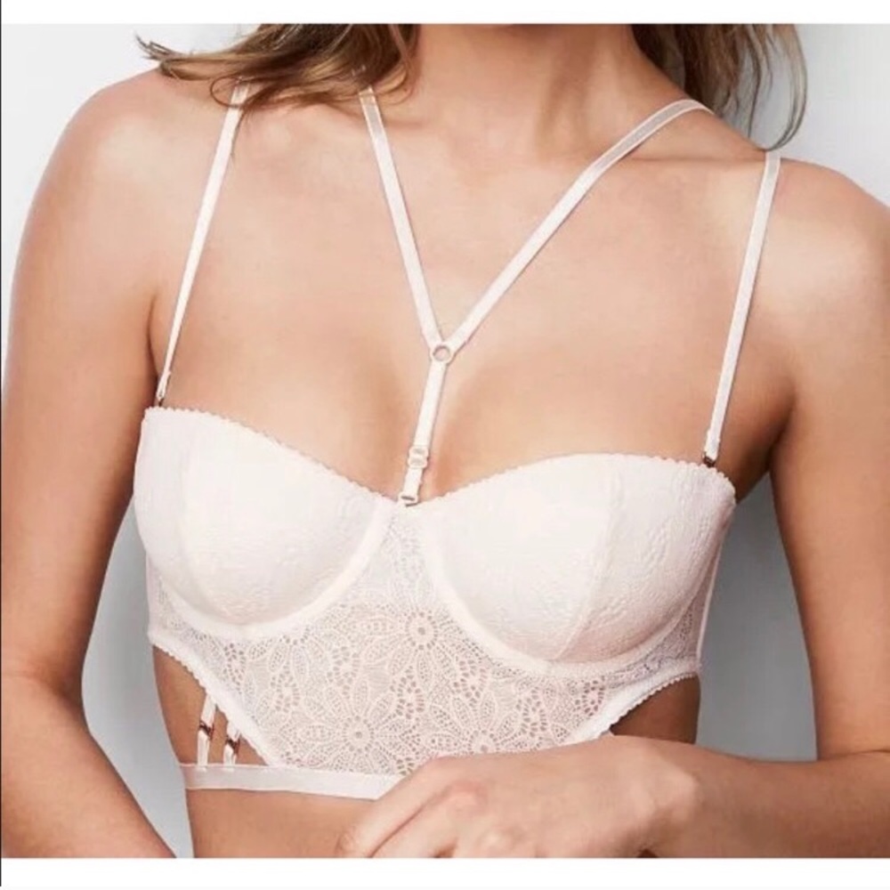 Victoria Secret Ivory Corset Bralette